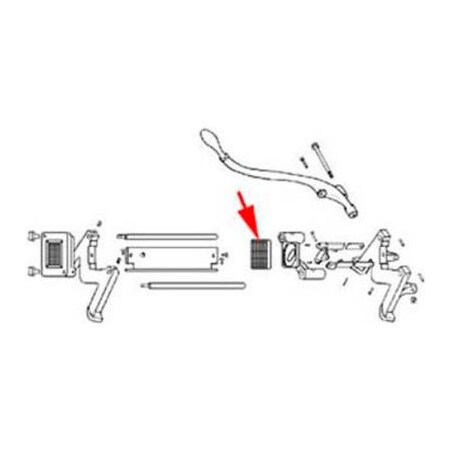 Allpoints Allpoints 1881012 Block, Pusher (7/16") 1881012